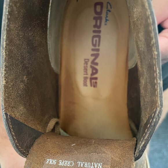 Clarks Men's Originals Desert Boot in Brown Leather.  Size: 10 - Picture 13 of 14